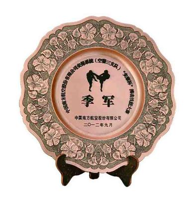 天津合金獎(jiǎng)盤定做工藝與廣州夢煥工藝美術(shù)品探析